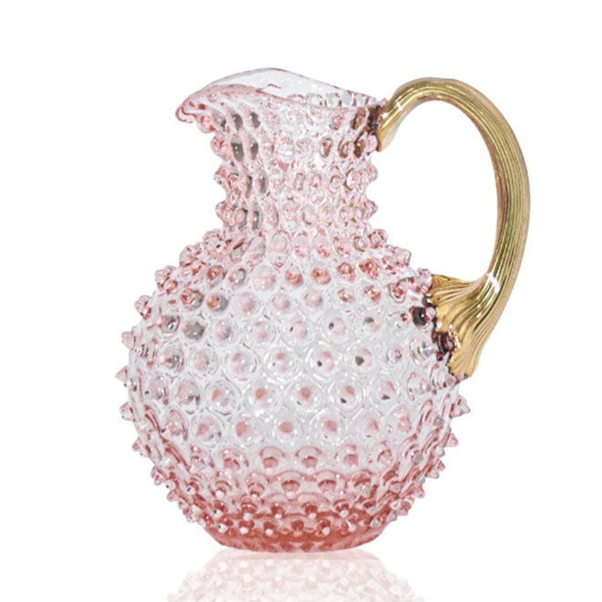 ANNA VON LIPA - Hobnail Paris jug 2L - Rosa & Gold
