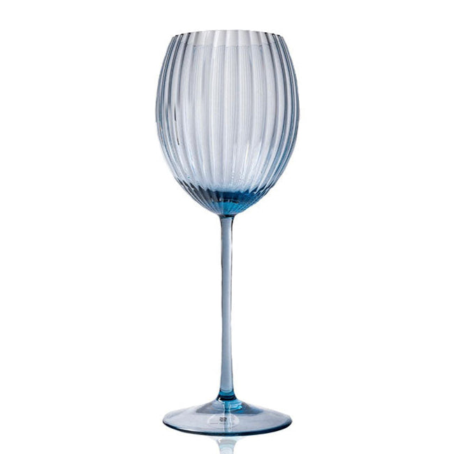 ANNA VON LIPA - Lyon white wine glass - Blue Smoke (set of 2)