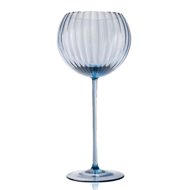 ANNA VON LIPA - Lyon red wine glass - Blue Smoke (set of 2)