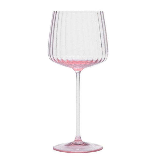 ANNA VON LIPA - Ripple Red Wine glass - Rosa (set of 2)