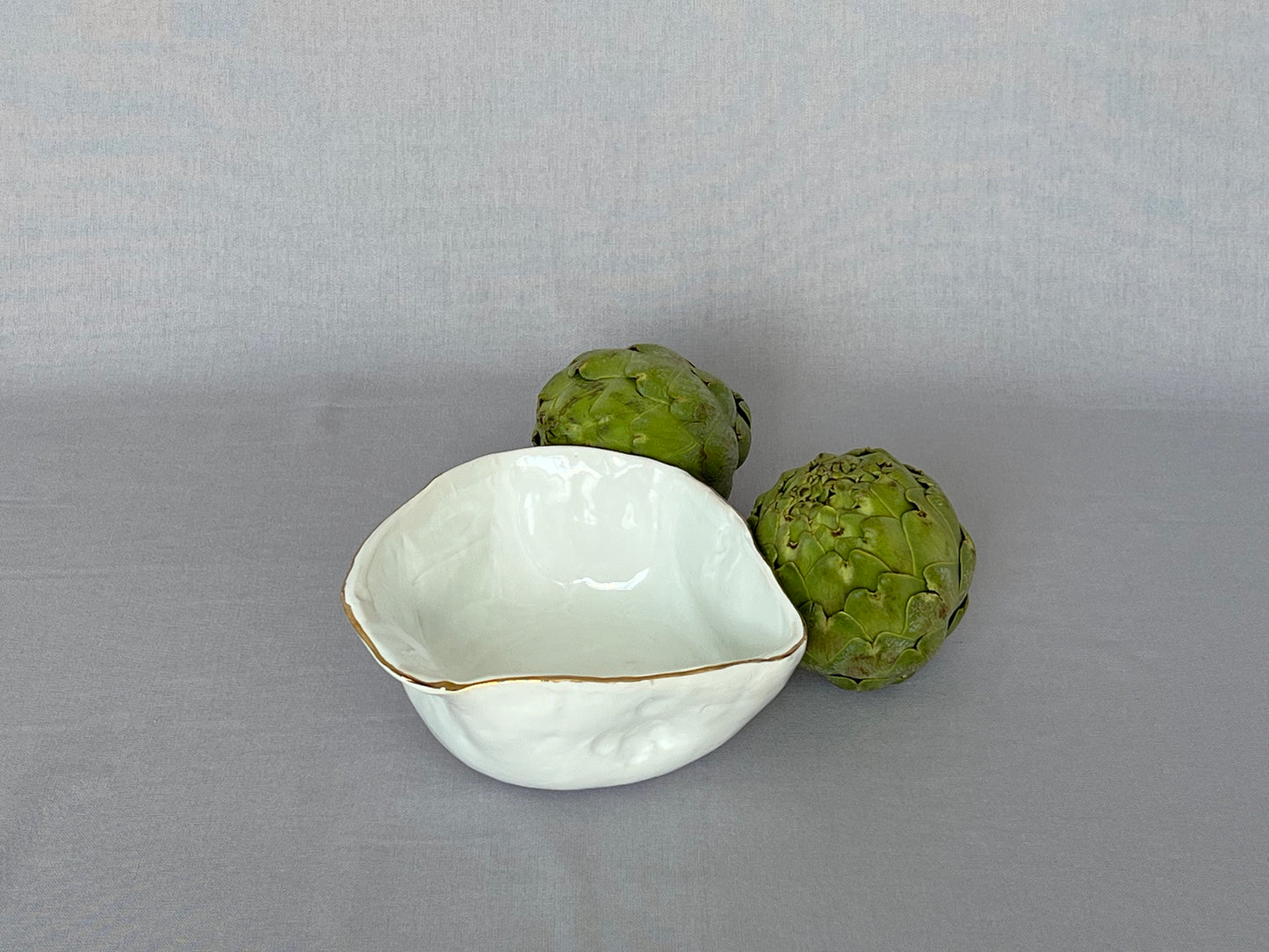 CERAMICS - Bowl - Golden rim