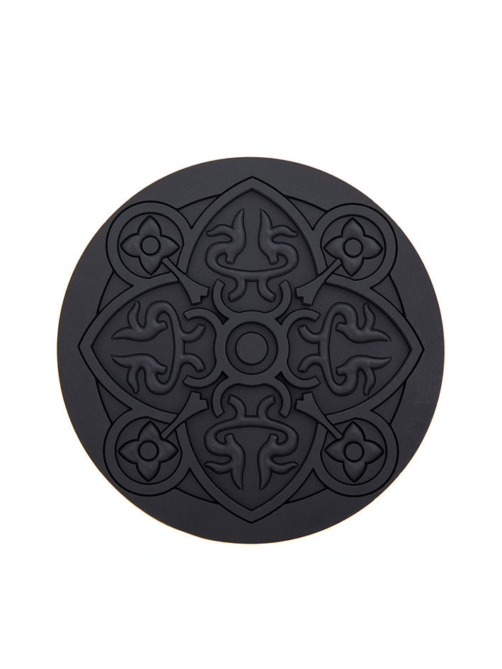 IMAGES D'ORIENT - Urban coaster set of 6 - Carbon