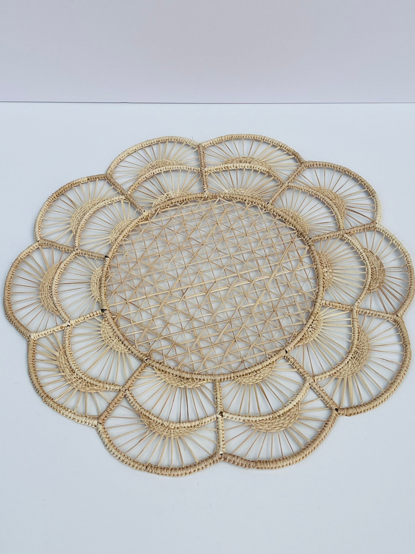 IRACA DI COLOMBIA - Crown placemat - Neutral (set of 2)
