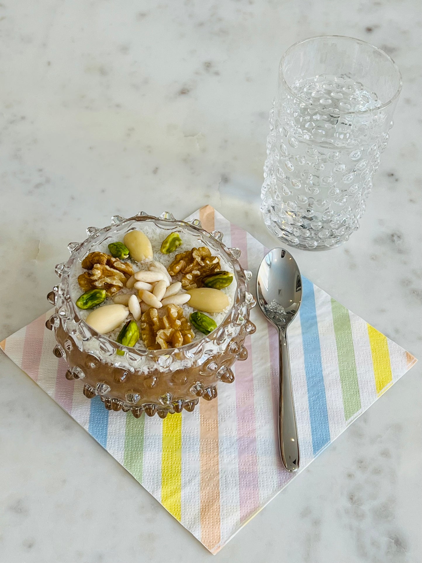 ANNA VON LIPA - Hobnail Tapas 11.5cm - Crystal (set of 4)