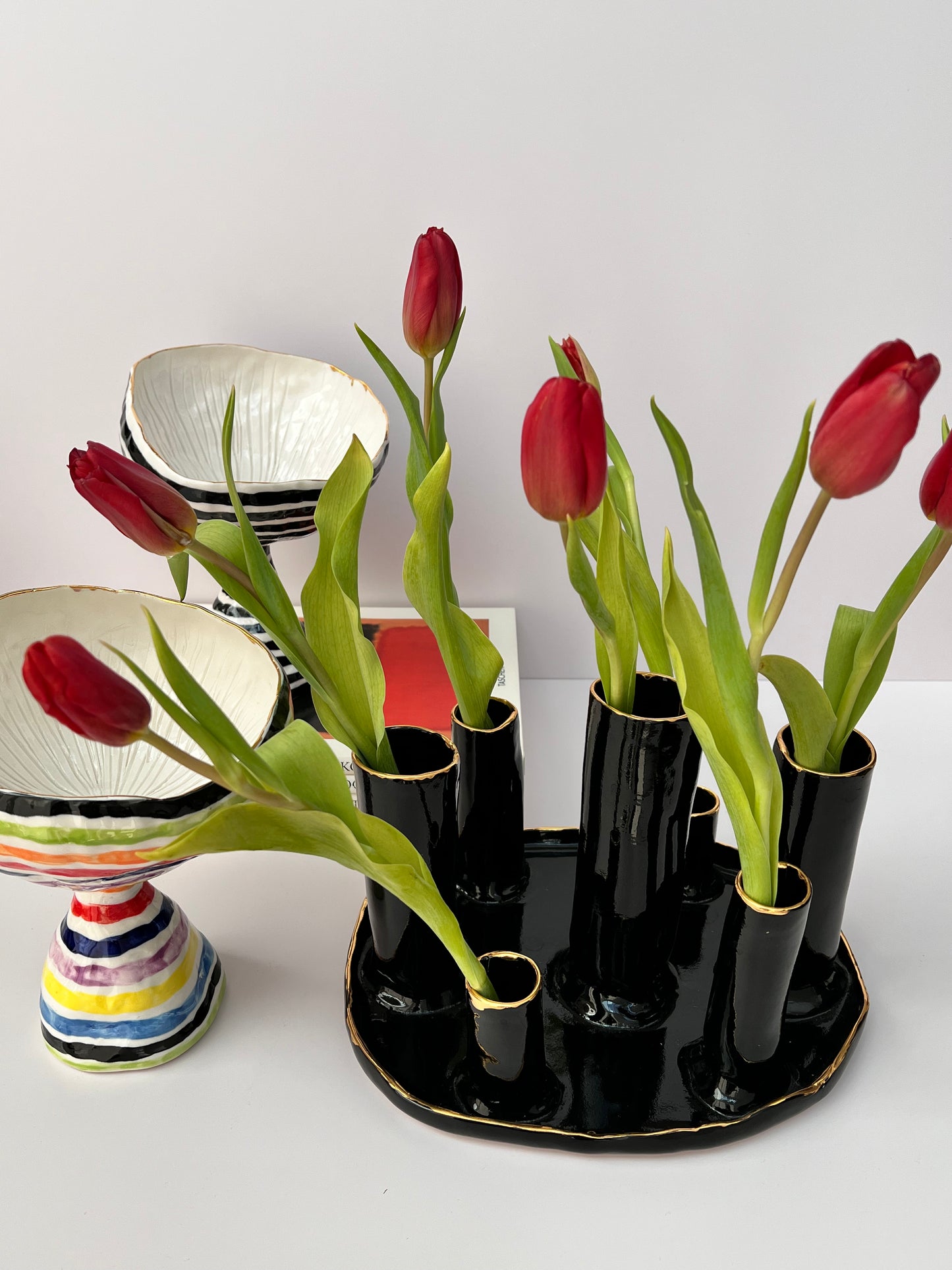SOPHIA ROUILLARD - Multisolo Vase - black
