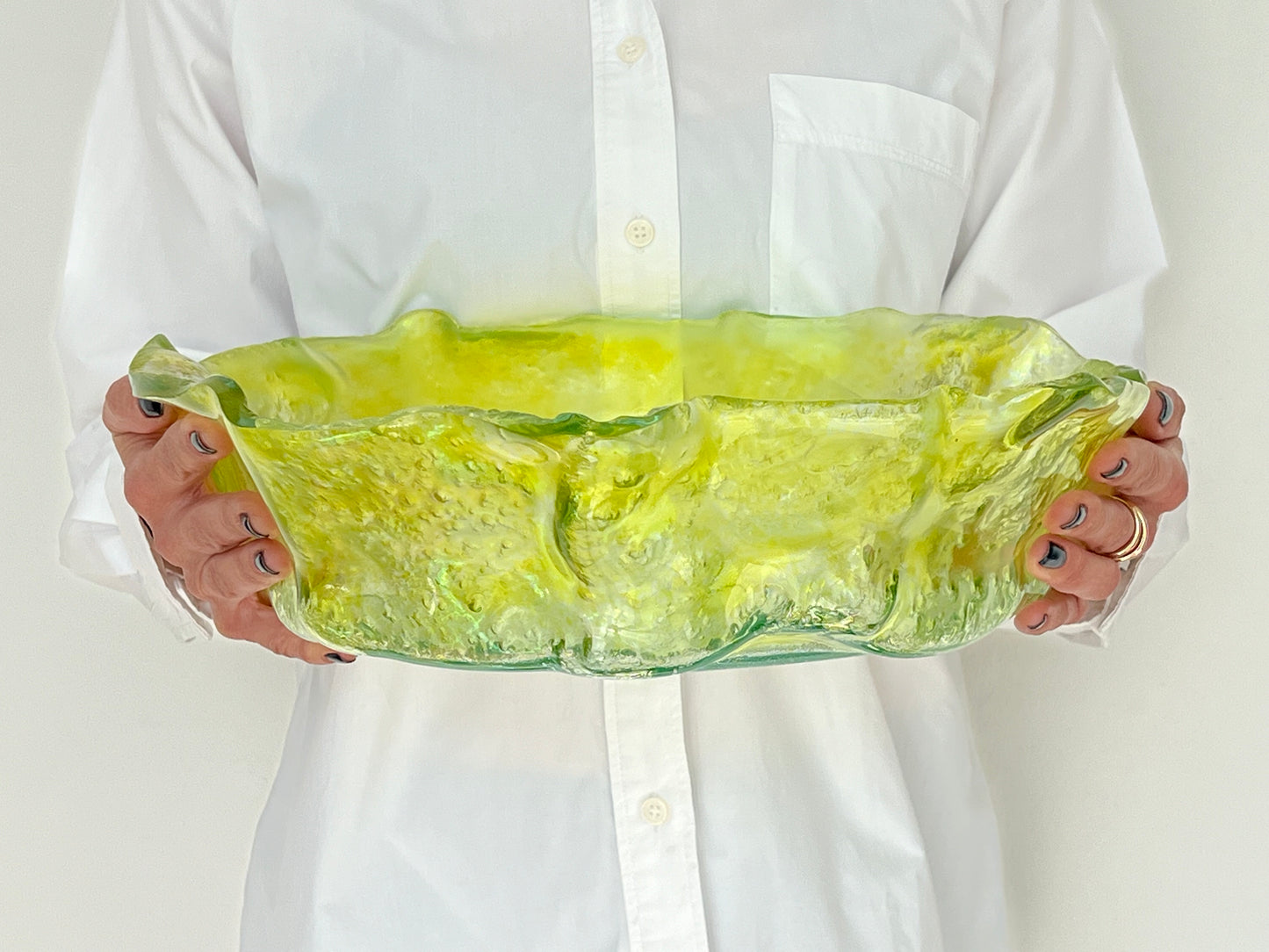 MEDUSA - Medium deep platter - Yellow