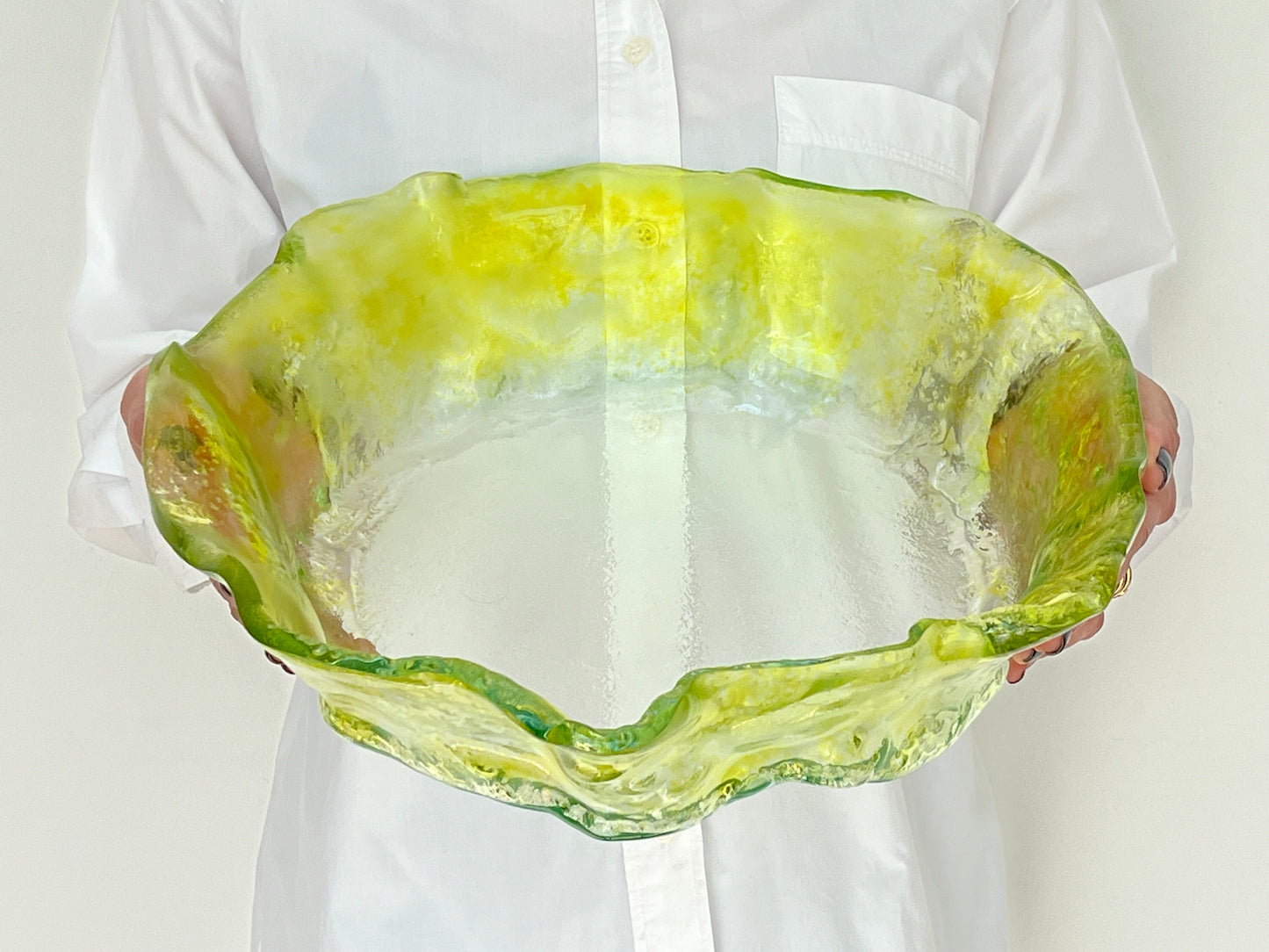 MEDUSA - Medium deep platter - Yellow