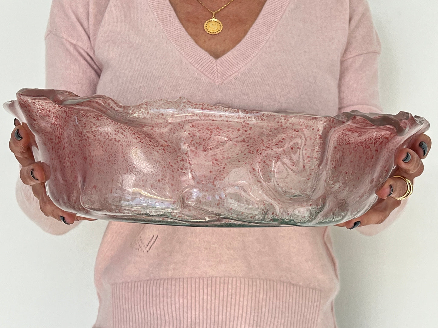 MEDUSA - Large deep platter - Pink