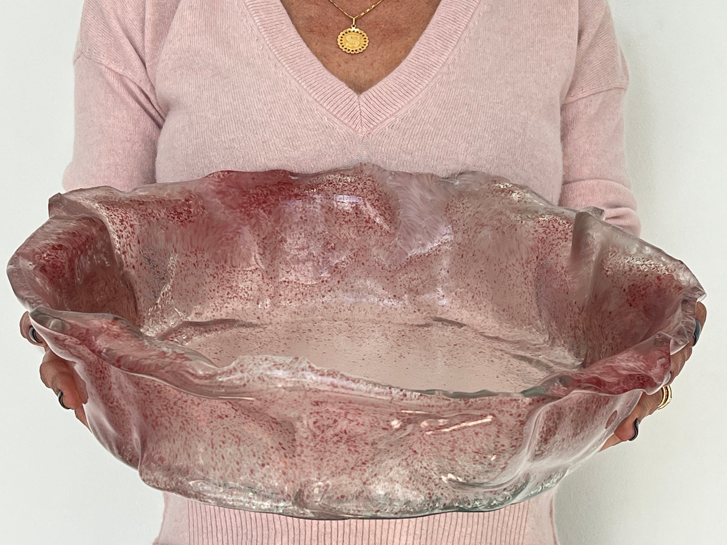 MEDUSA - Large deep platter - Pink