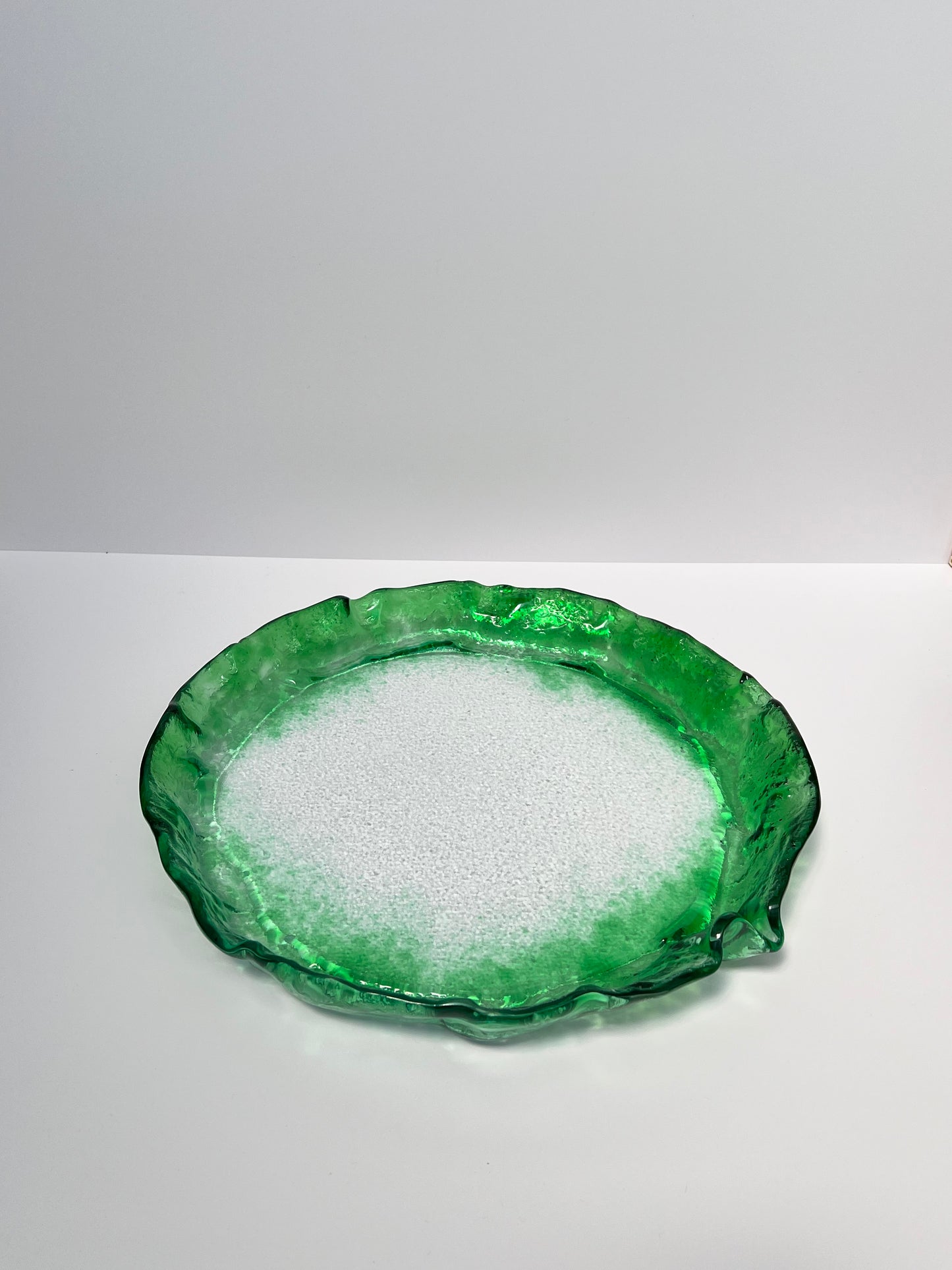 MEDUSA - Medium shallow platter - Green
