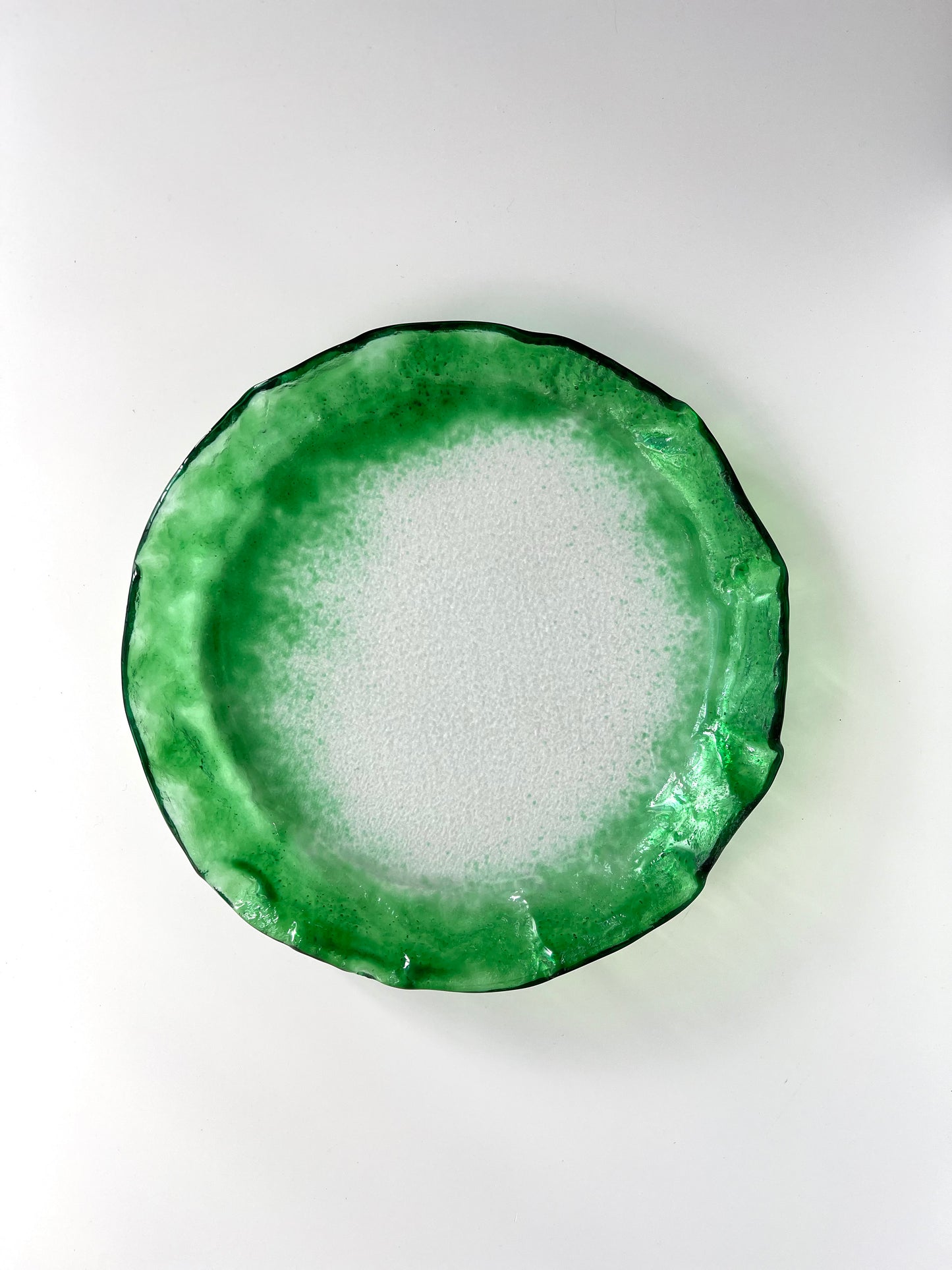 MEDUSA - Medium shallow platter - Green