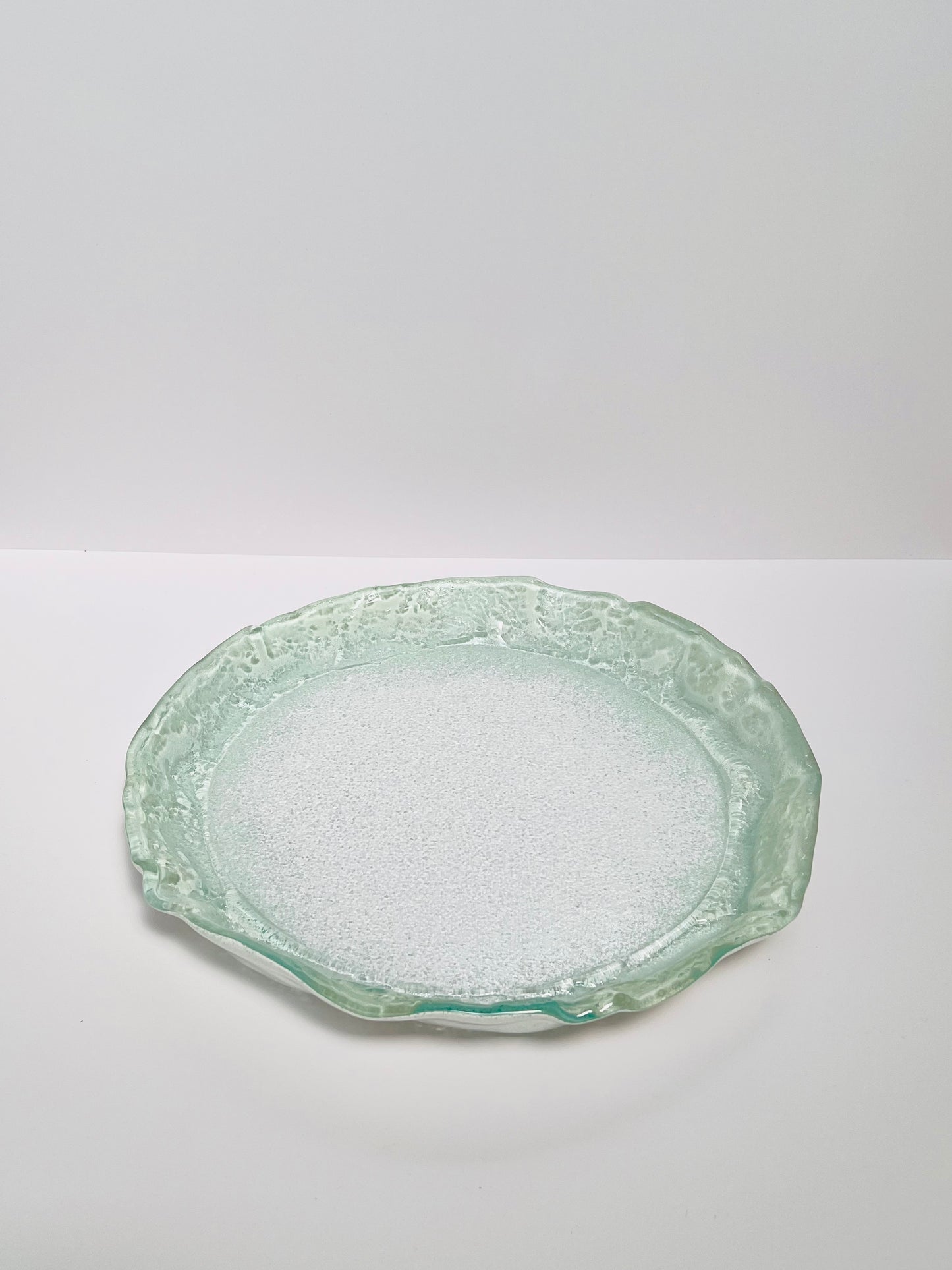 MEDUSA - Medium shallow platter - White