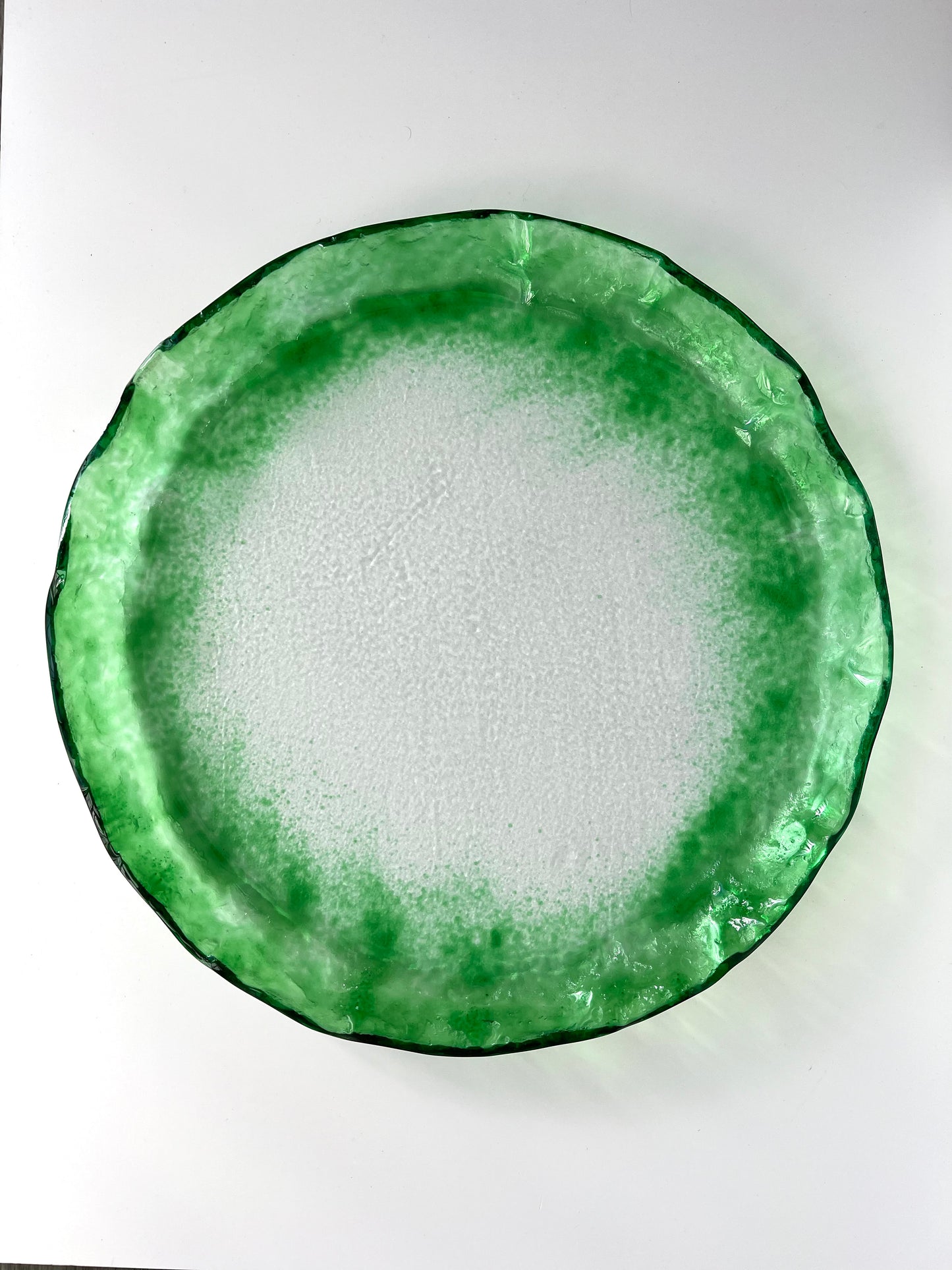 MEDUSA - Large shallow platter - Green