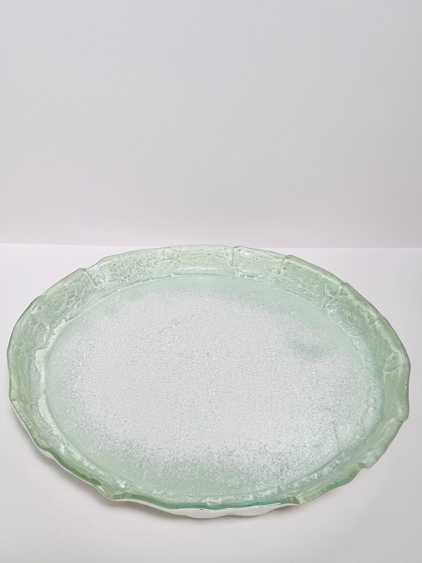 MEDUSA - Large shallow platter - White