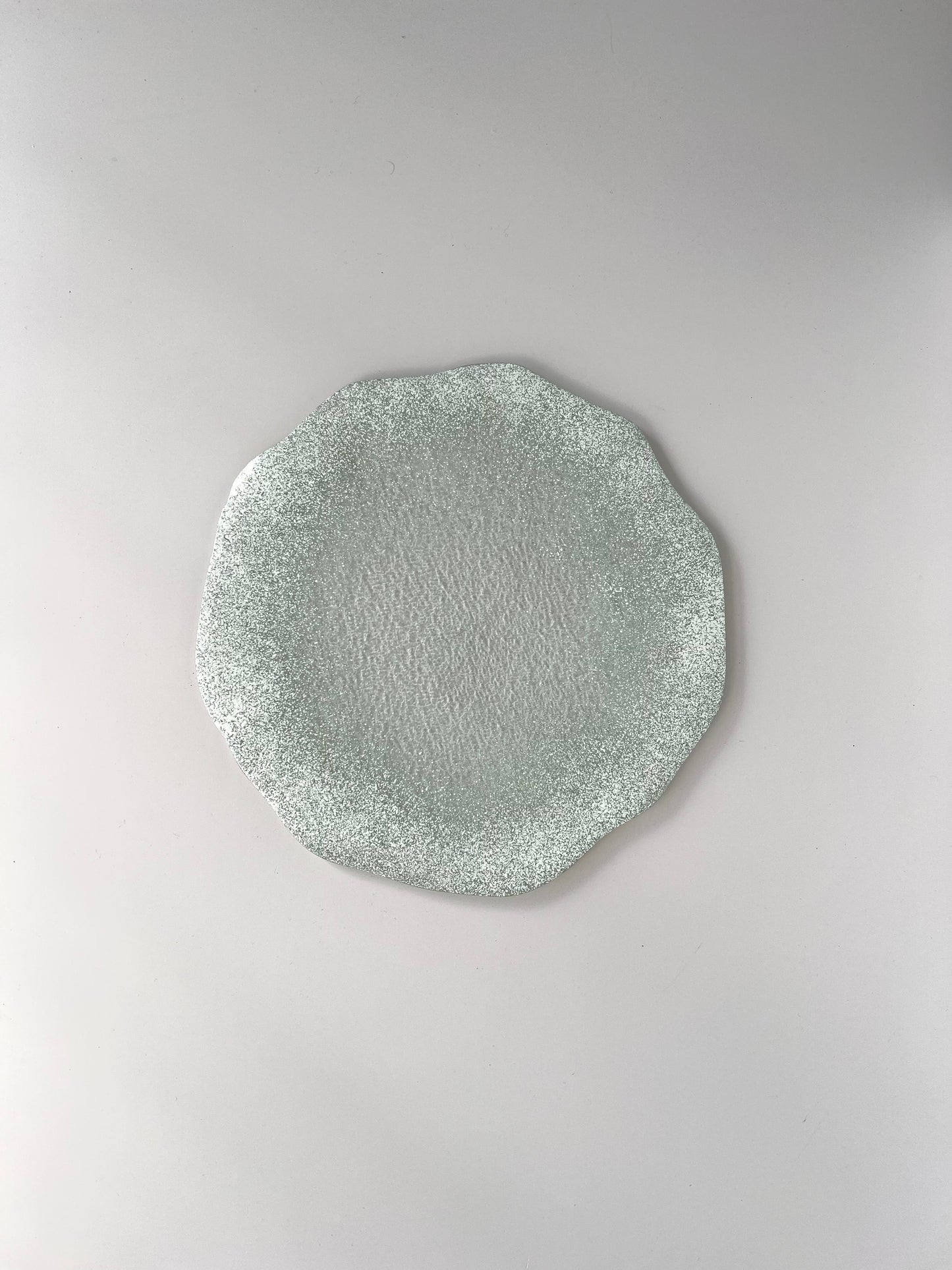 MEDUSA - Glass tray - white