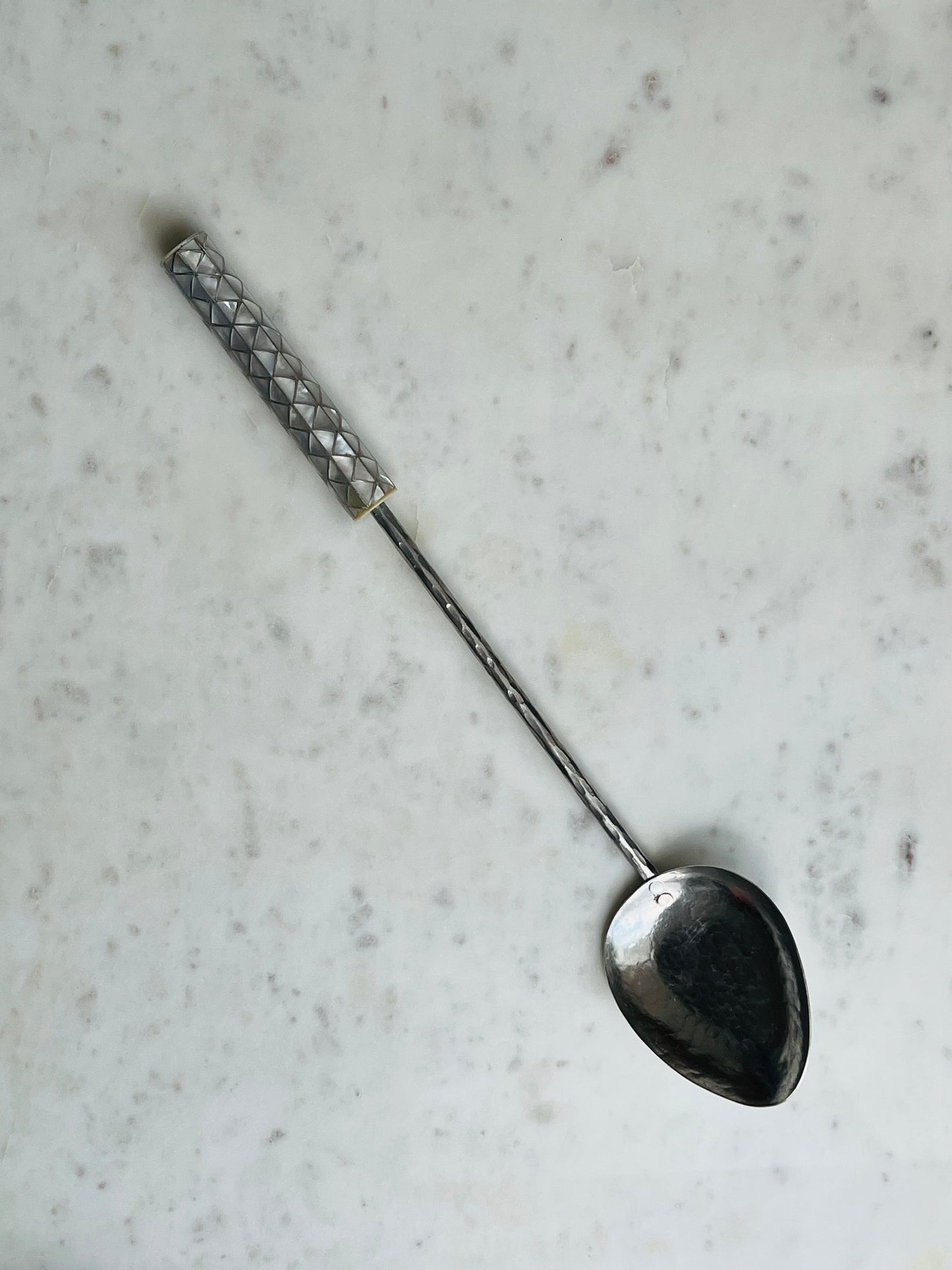 MAISON TARAZI - Mother Of Pearl serving spoon