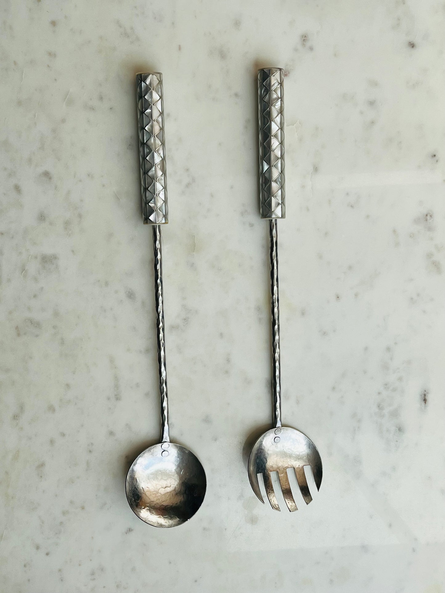 MAISON TARAZI - Mother Of Pearl salad servers