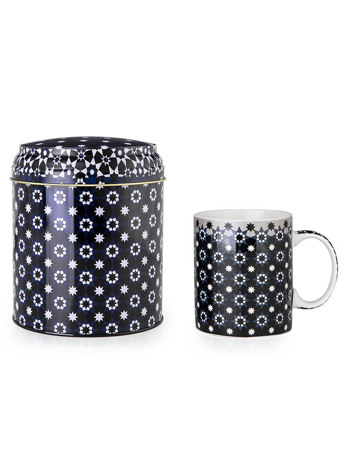 IMAGES D'ORIENT - Kaokab mug in a tin box