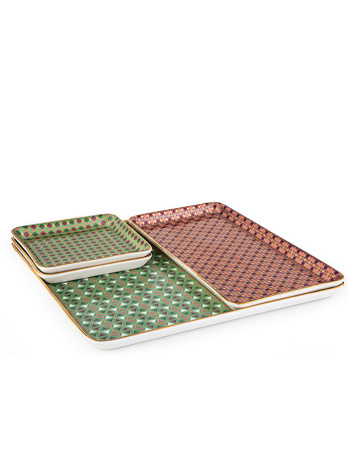 IMAGES D'ORIENT - Opera square plates combo