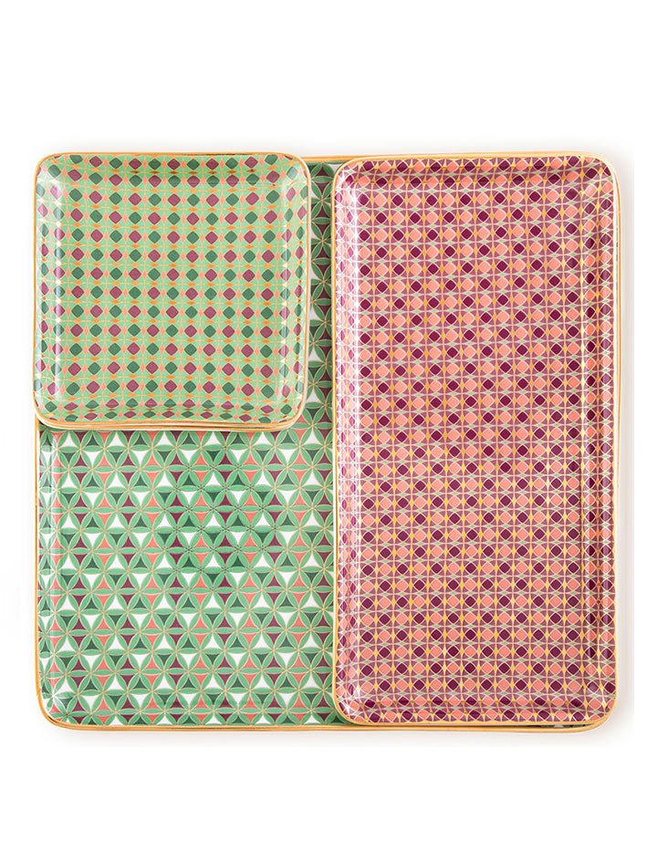 IMAGES D'ORIENT - Opera square plates combo