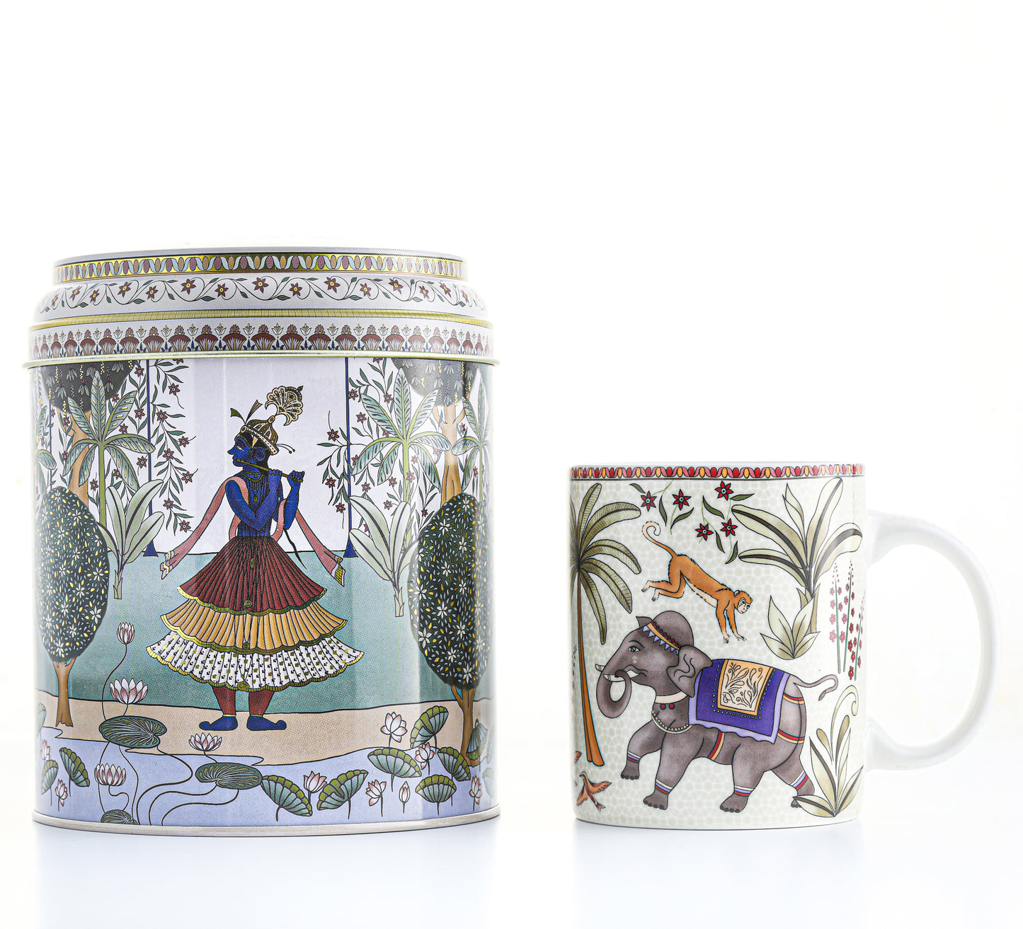 IMAGES D'ORIENT - Jangala mug in a tin box