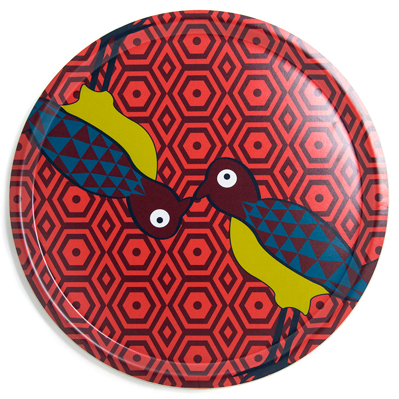 IMAGES D'ORIENT - Birds Of Paradise tray - 38 cm