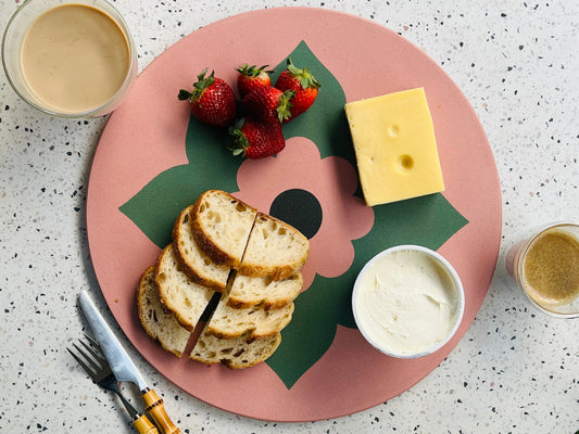 BLATT CHAYA - St Tropez Green round board