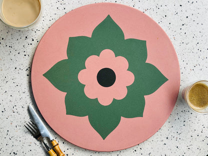 BLATT CHAYA - St Tropez Green round board