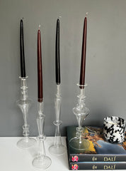 KANZ LIFESTYLE - Smooth candle holders set - White