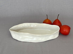 CERAMICS - Oval platter - Shallow