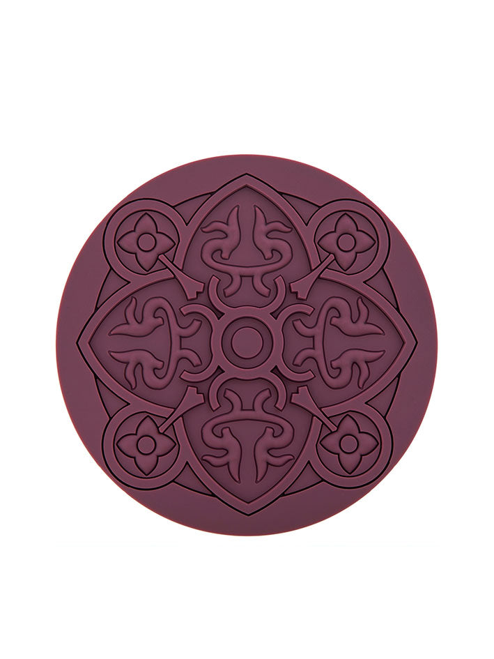 IMAGES D'ORIENT - Urban coaster set of 6 - Prune