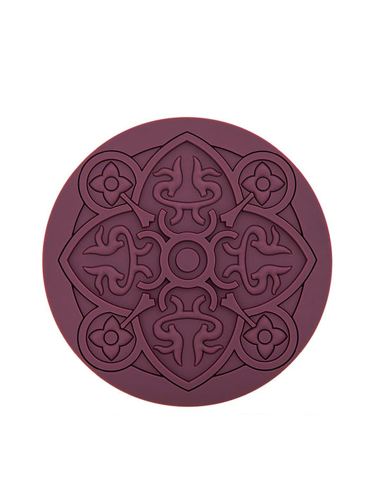 IMAGES D'ORIENT - Urban coaster set of 6 - Prune