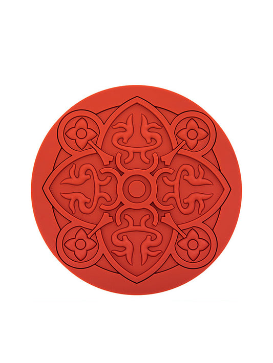 IMAGES D'ORIENT - Urban coaster set of 6 - Paprika