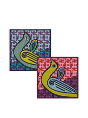 IMAGES D'ORIENT - Birds Of Paradise coasters - Set of 6