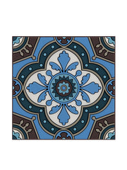 IMAGES D'ORIENT - Sejjadeh coaster set of 6 - Azur