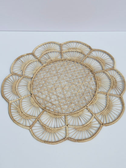 IRACA DI COLOMBIA - Crown placemat - Neutral (set of 2)
