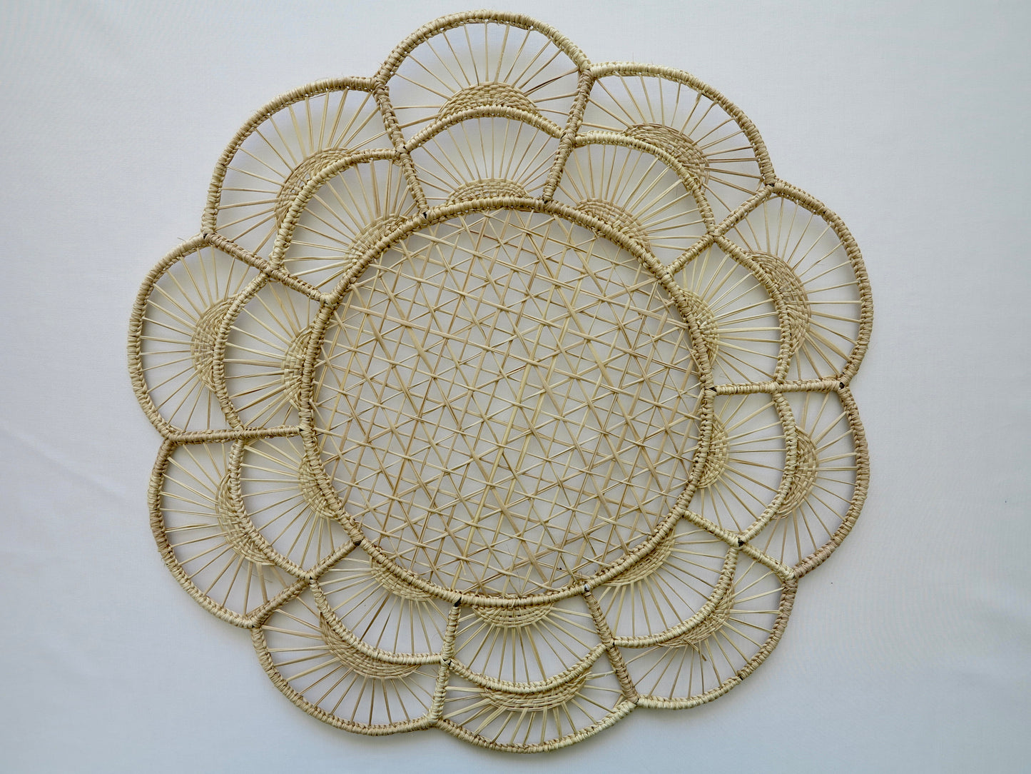 IRACA DI COLOMBIA - Crown placemat - Neutral (set of 2)