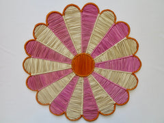 IRACA DI COLOMBIA -  Sunflower placemat - Pink (set of 2)