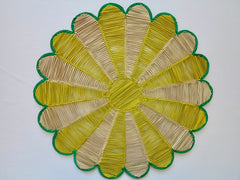 IRACA DI COLOMBIA -  Sunflower placemat - Yellow (set of 2)
