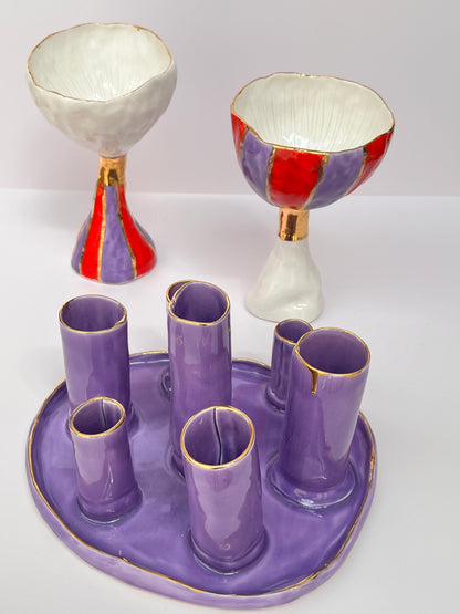 SOPHIA ROUILLARD - Multisolo Vase - Purple