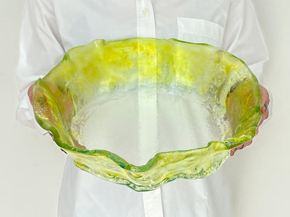MEDUSA - Medium deep platter - Yellow