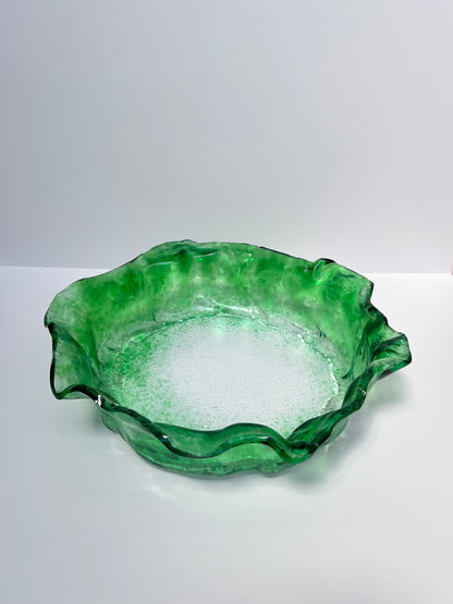 MEDUSA - Large deep platter - Green