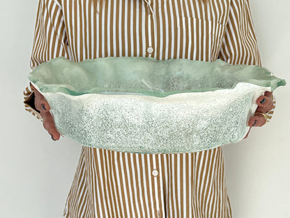 MEDUSA - Large deep platter - White