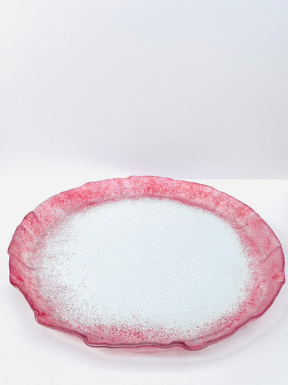 MEDUSA - Large shallow platter - Pink