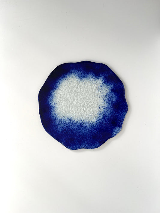 MEDUSA - Glass tray - Blue
