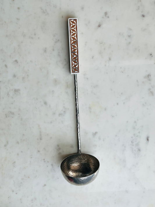 MAISON TARAZI - White Marquetry ladle