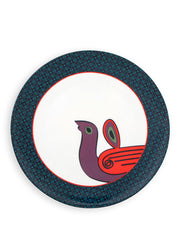 IMAGES D'ORIENT - Birds Of Paradise dinner plates  (set of 4)