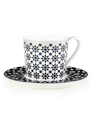 IMAGES D'ORIENT - Kaokab teacups with saucers (set of 4)