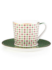 IMAGES D'ORIENT - Opera teacups with saucers (set of 4)