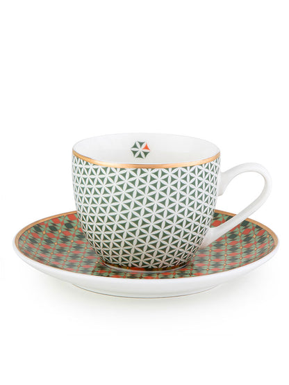 IMAGES D'ORIENT - Opera 4 coffee cups & saucers